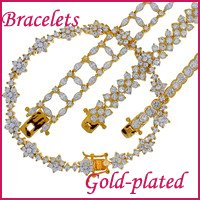 gold-plated bracelets