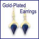 gold-plated earrings