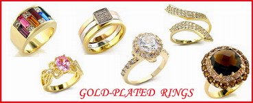 wholesale gold plated rings