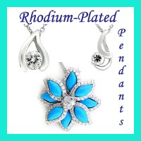 wholesale rhodium pendants