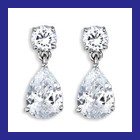 silver earrings