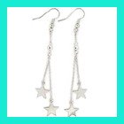 silver earrings